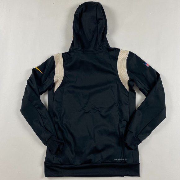 NWT Pittsburgh Steelers Nike Sideline Athletic Therma Fit Hoodie Mens Small - Picture 2 of 15